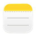 Apple Notes app icon